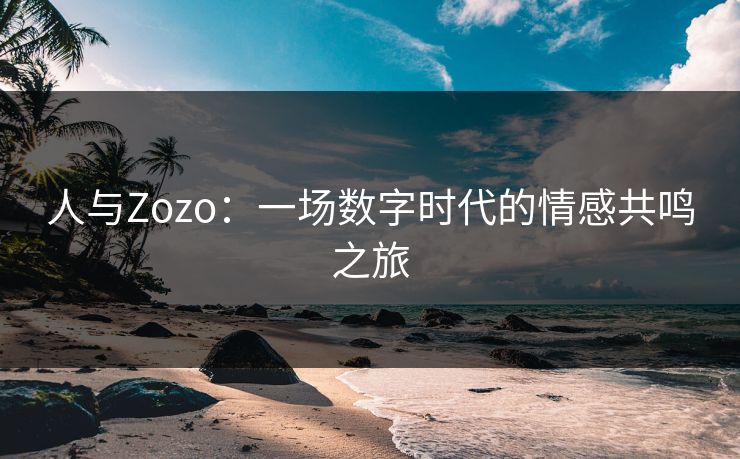 人与Zozo：一场数字时代的情感共鸣之旅