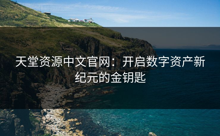 天堂资源中文官网：开启数字资产新纪元的金钥匙